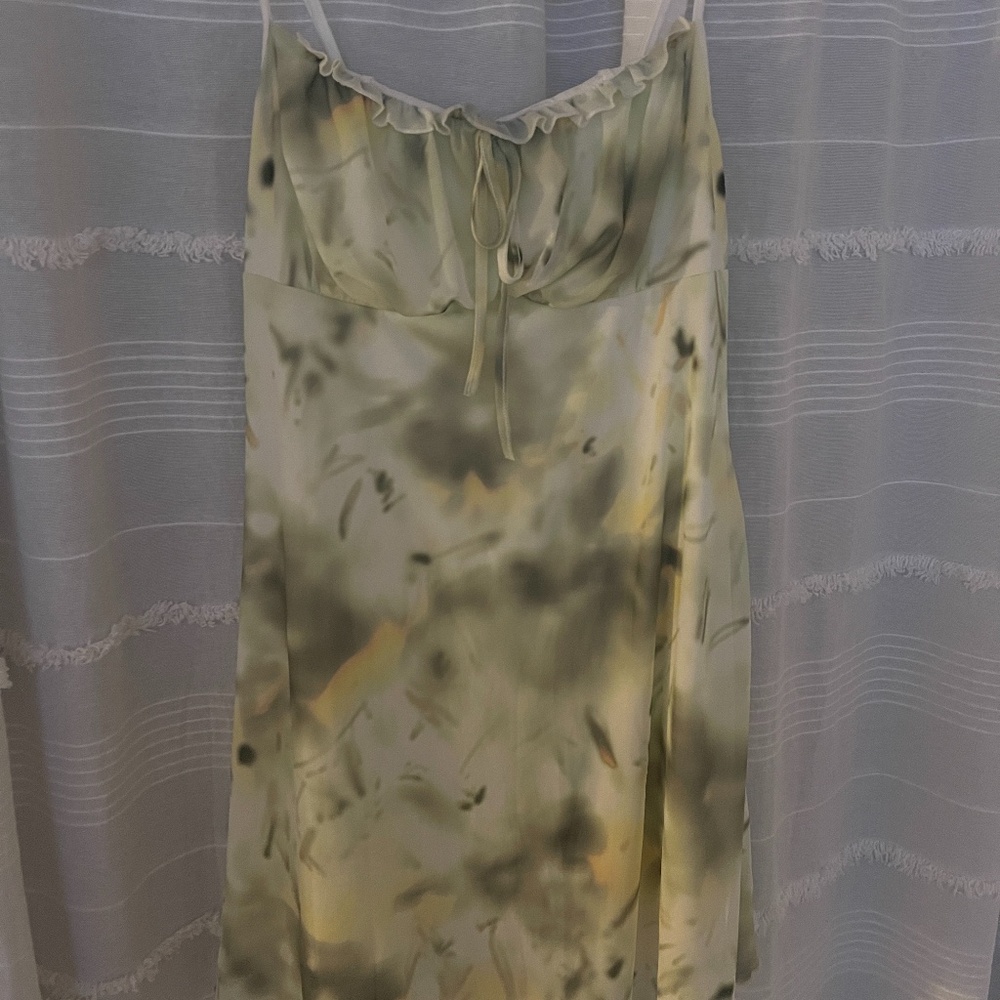3/$10 SALE Pastel Green and Yellow Sundress NWOT